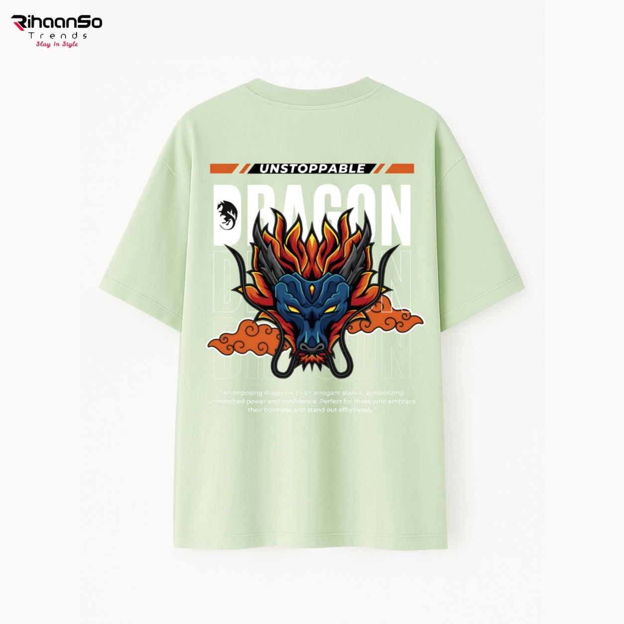 Unstoppable Dragon Oversized Tee