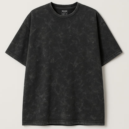 Skull Supply Acid Wash Oversized Tee
