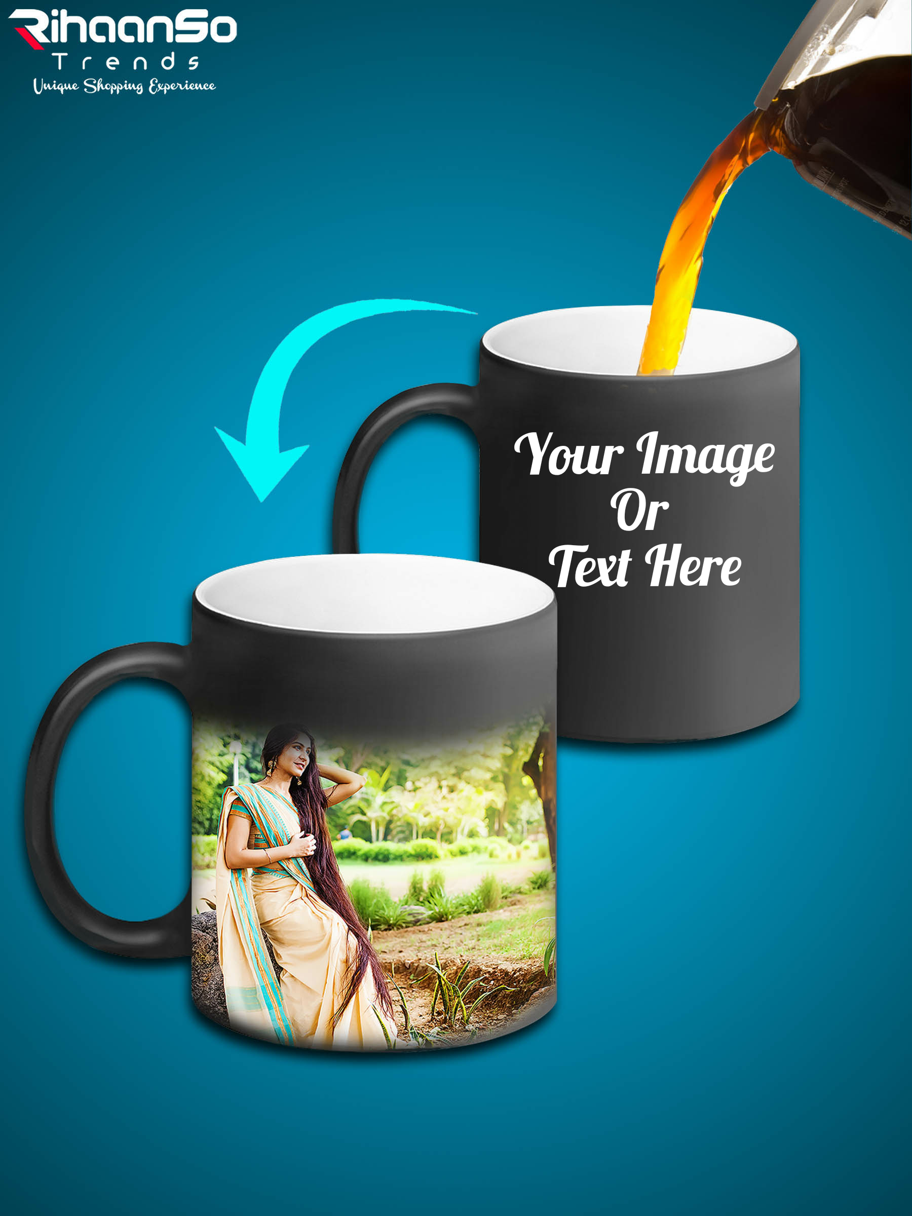 Magic Cup  Personalized Photo-Text Magic Cup 