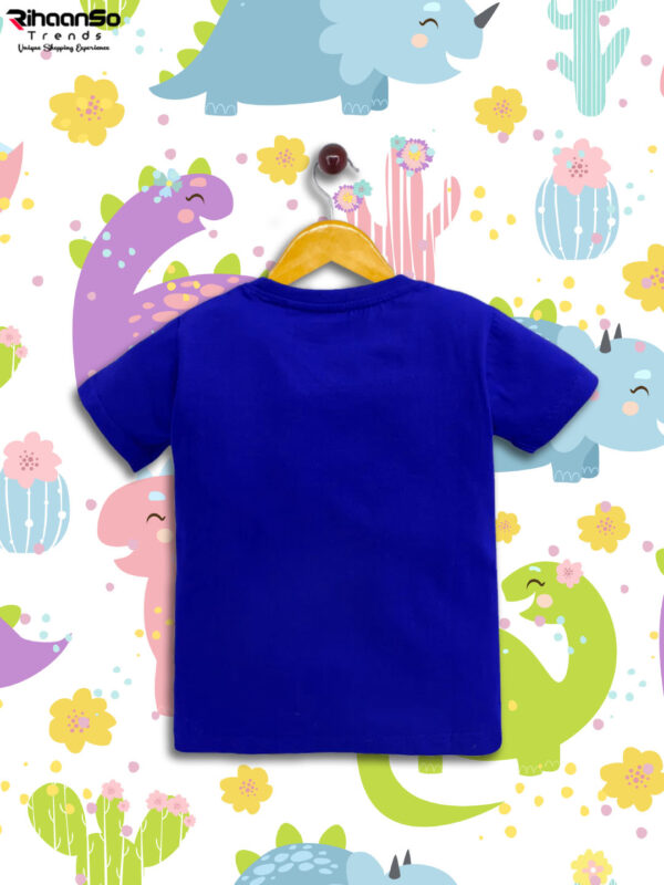 kids TshirtBackside Rblue