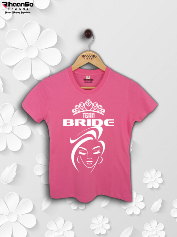 WeddingTshirtPinkWomen