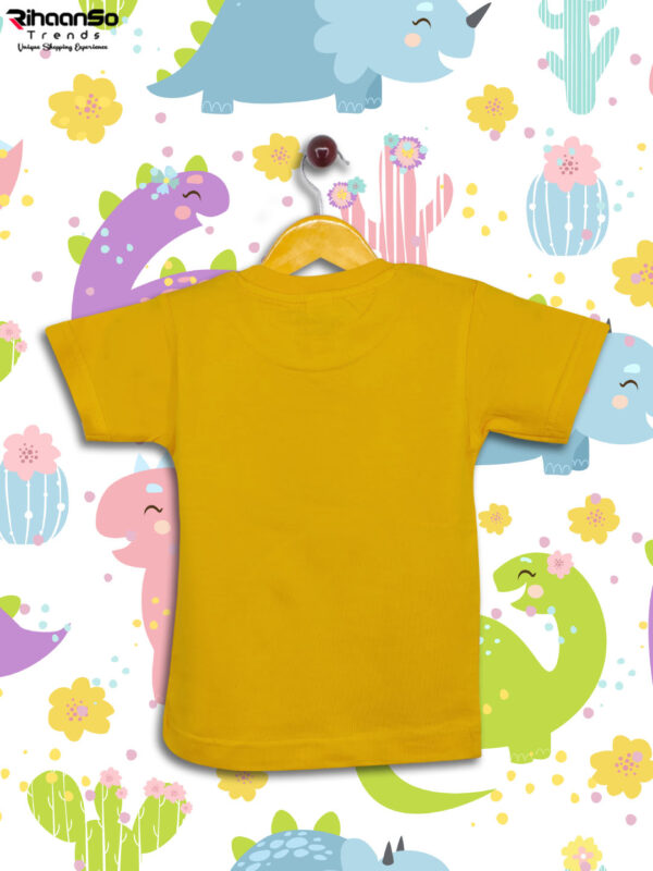 kids TshirtBackside Yellow